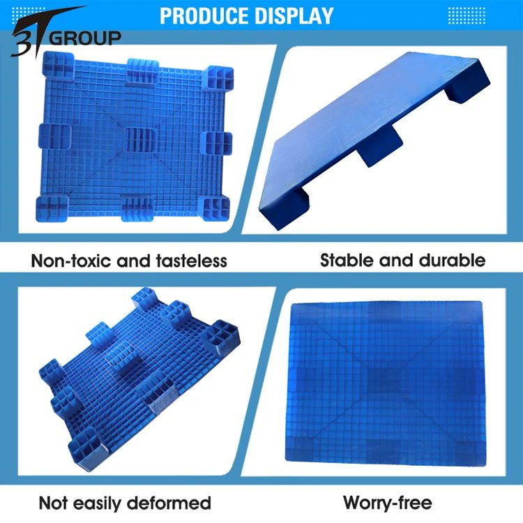 Heavy Duty Stackable 6 Runner Plastic Pallet manufactory