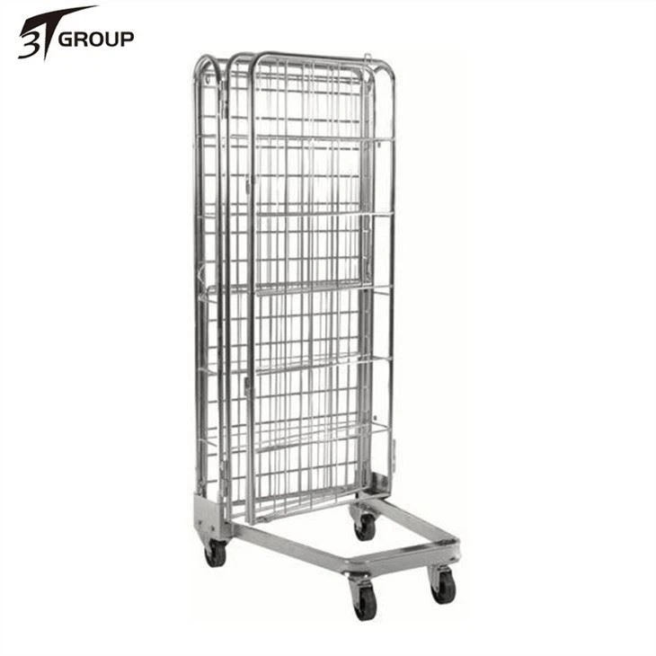 Industrial 4 Sided Roll Cage Trolley price