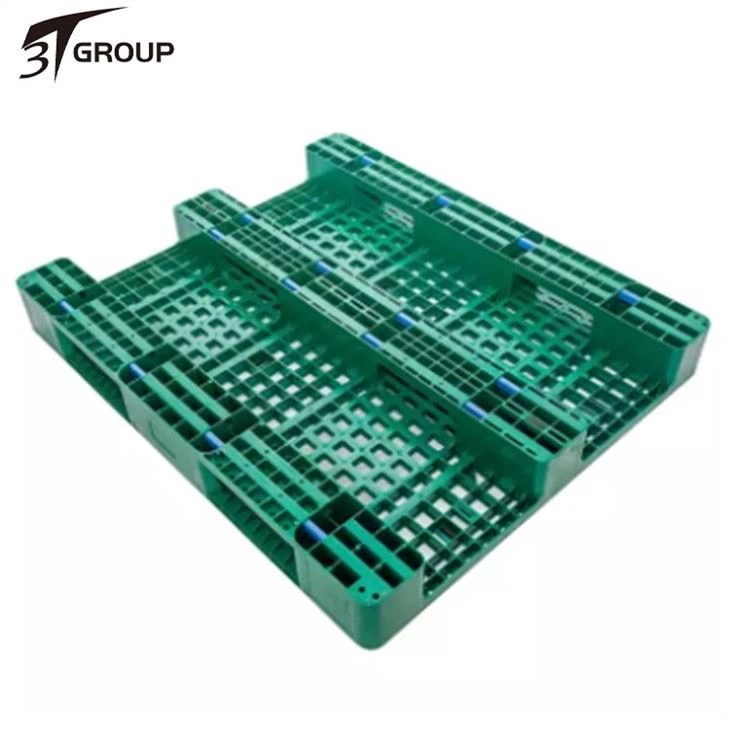 Single Side Plastic Pallet with Metal Reinforced for Racking factory